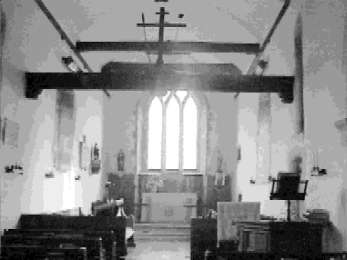 inside St Nicholas Poling