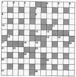 Crossword puzzle