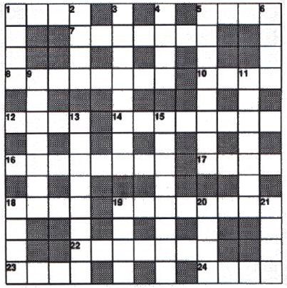 Crossword puzzle