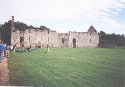 The ruins of the Bishop's Palace