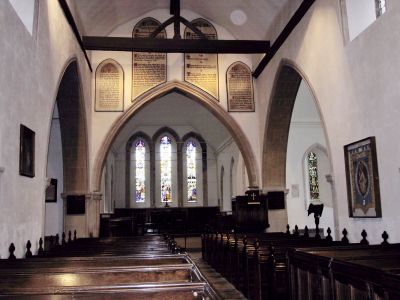 view of church interior