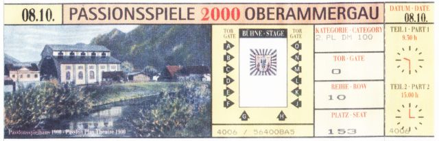 Passionsspiele 200 ticket