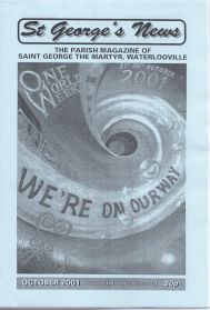 Cover for the October 2001 issue